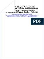 NOLO Working For Yourself, 11th Edition - Law & Taxes For Independent Contractors, Freelancers, & Gig Workers of All Types Stephen Fishman