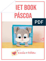 Molde Quiet Book de Pascoa