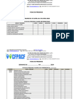 Liste de Presence