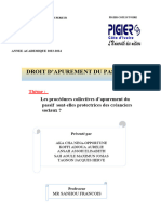 Exposé de Procédure D'appurement Du Passif