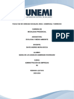 Trabajo de Investigacion de Ecologia y Medio Ambiente