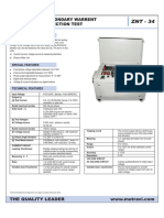 Metravi ZNT 34 Relay Test Set Catalogue