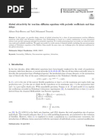 Global Attractivity For Reaction-Diffusion Equatio