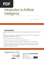 Introduction AI