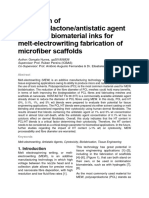 Evaluation of Polycaprolactone-Antistatic Agent Blends As Biomaterial Inks For Melt-Electrowriting Fabrication of Microfiber Scaffolds-3