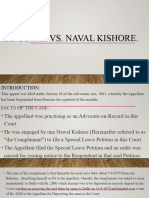 LC Goyal VS Naval Kishore (Professional Ethics)