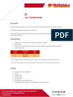 Ficha Tecnica Multiplaca 4mm