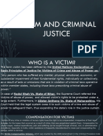 Victim and Criminal Justice Criminilogy Assignment