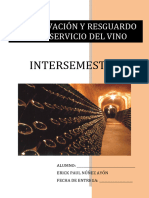 CONSERVACIÓN Y RESGUARDO EN EL SERVICIO DEL VINO Intersemestral