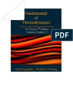 Fundamentals of Thermodynamics SI Version 7th Edition Solution Chapter11