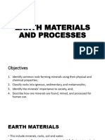 Earth Materials and Processes