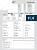 Basic Roleplaying - Laundry - Character Sheet