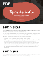 Tipos de Baño