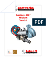 CAMWORKS V2007 Tutorial Mill Turn