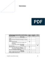 Csec Physics SBA Lab Mark Scheme