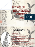 THE History of Traditional Chinese Medicine