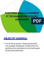 Positions D'accouchement Et Techniques de Poussée Spontanée