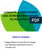 Conduite À Tenir Devant Une Détresse Respiratoire Du Nouveau-Né