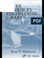 Water Resources Engineering in Karst