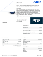 SKF UCP 210 Specification