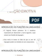 Slides Grupo Função Emotiva