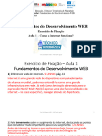 RESPOSTAS Exercicio Aula 1 - Fundamentos WEB