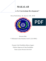 Introduction Curiculum