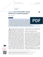 Garcia 2016 Constrictive Pericarditis Versus Restrictive Cardiomyopathy