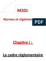 Présentation M201 Normes Et Réglementations