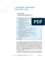 Isotopes en Analyse Chimique Pour La Gestion de L'eau: Philippe NÉGREL