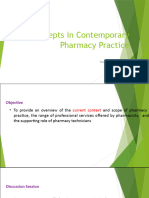 Concepts in Contemporary Pharmacy Practice L2 Bpharm 1