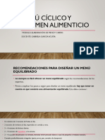 Elaboracion de Menus y Carta