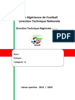 Fédération Algérienne de Football Direction Technique Nationale