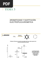 Tema 3 Aromaticidad y Sustitucion