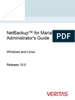 NetBackup10 AdminGuide MariaDB