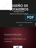 Mine Class 12 - Diseño de Botaderos