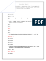 Questões Da Av. 1 Un. de Matemática Da 2 Série