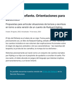 El Hijo Del Elefante. Orientaciones para Docentes E28093 Continuemos Estudiando 1