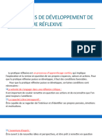 Conditions de Développement de La Pratique Réflexive