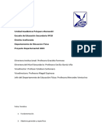 Proyecto Departamental de Educacion Fisica 2023