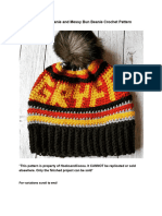 Gryffindor Beanie Crochet Pattern Updated