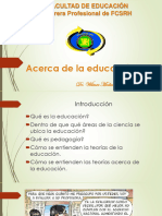 Acerca de La Educación