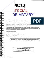 MCQ Special Surgery by Dr. Matary 2nd Edition 2015