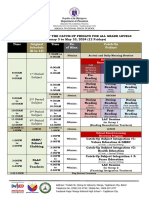 Catch-Up Fridays Class Schedule