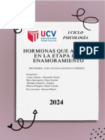 Hormonas Que Actúan en La Etapa Del Enamoramiento - Grupo 1 Informe