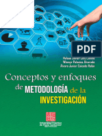 Conceptos y Enfoques de Metodología de La Investigación