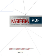 ENCICLOPEDIA de MATERIALES para DISEÑADORES y ARQUITECTOS