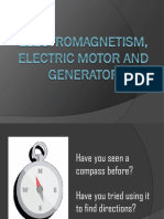 LESSON 2.2 Electromagnetism Electric Motor and Generator