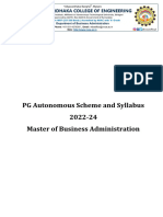 2022-24 MBA Scheme and Syllabus