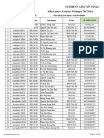 Thông Báo DSSV 2ndFE Coursera 20.4.2024